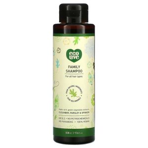EcoLove – Green Vegetables Family Shampoo, 17.6 fl oz
