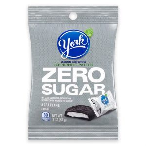 York Zero Sugar Peppermint Patties – 3 oz Bag
