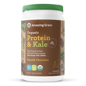 Amazing Grass – Organic Protein & Kale Smooth Chocolate, 555g