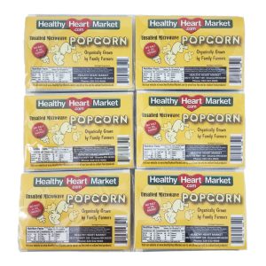 6 Pack – Healthy Heart Market No Salt Microwave Popcorn