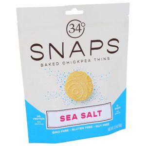 34 Degrees – Sea Salt Snaps, 3.2 Oz