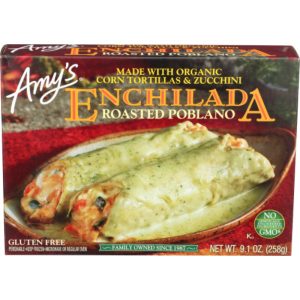 Amy’s – Entrée Enchilada Poblano, 9.15 oz | Pack of 12