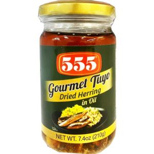 555 – Gourmet Tuyo – Dried Herring in Oil – Regular – 210 G