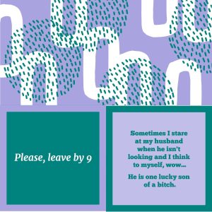 Drinks on Me – Napkin: Leave by 9/Lucky