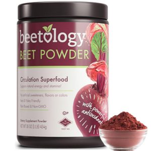 Beetology Beet Powder, Circulation Superfood Supplement, Plant Based, 16 oz