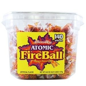 Atomic Fireballs 140ct. In Plastic Jug, 44.8oz.