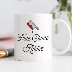 Digibuddha – True Crime Addict Mug, Documentary Enthusiast Coffee Cup