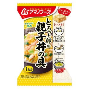 Amano Foods Freeze-Dried Oyakodon Chicken and Egg Sauce 4 Servings