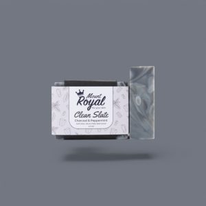 Mount Royal Soaps – Clean Slate – Charcoal & Peppermint Bar Soap