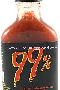 99% Meltdown Habanero Paste, 3.75oz.