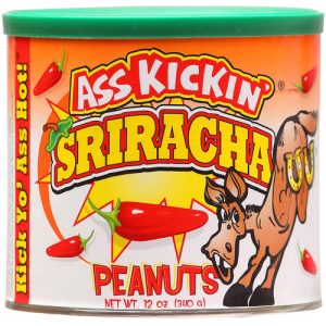 Ass Kickin Sriracha Peanuts, 12oz.