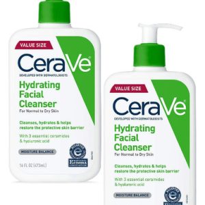 CeraVe Hydrating Facial Cleanser, 16 oz (Pack of 2)