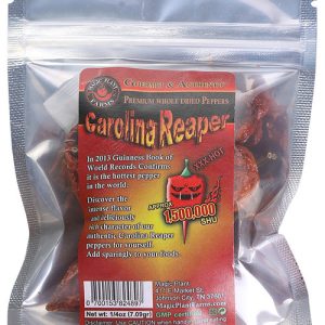 Whole Dried Premium Carolina Reaper Pods, 1/4oz.