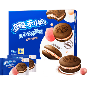 Oreo Sponge Cake with White Peach Flavor 88g
