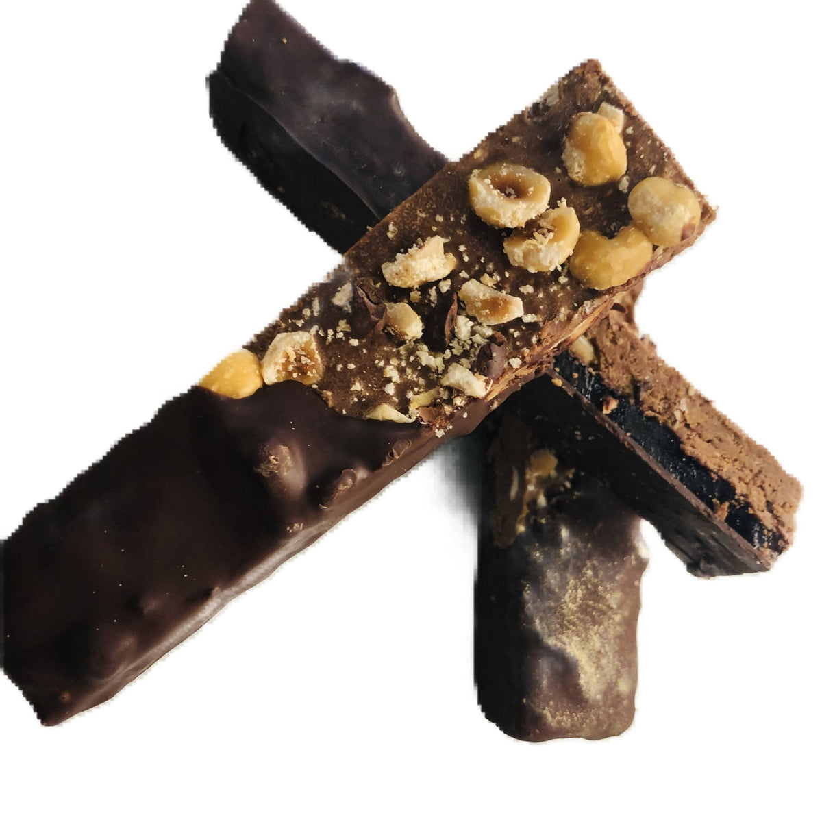 Sugar, Butter, Chocolate Hazelnut Blackberry Crunch Chocolate Bar – 120 Pieces