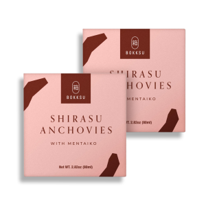 Bokksu Tinned Shirasu Anchovies with Cod Roe (2-Pack)
