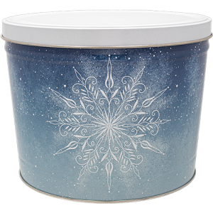2 Gal First Snowfall Popcorn Tin